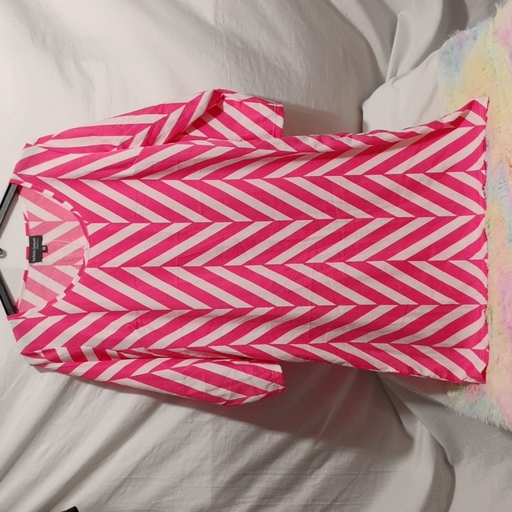 (C-30) SALE! NWOT The Royal Standard Collection Chevron Print Midi Dress